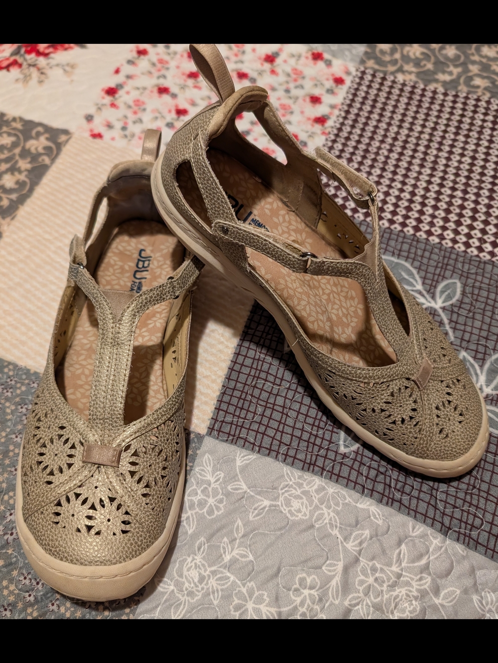 JBU "Daffodil" Sports/Casual T-Strap Flat